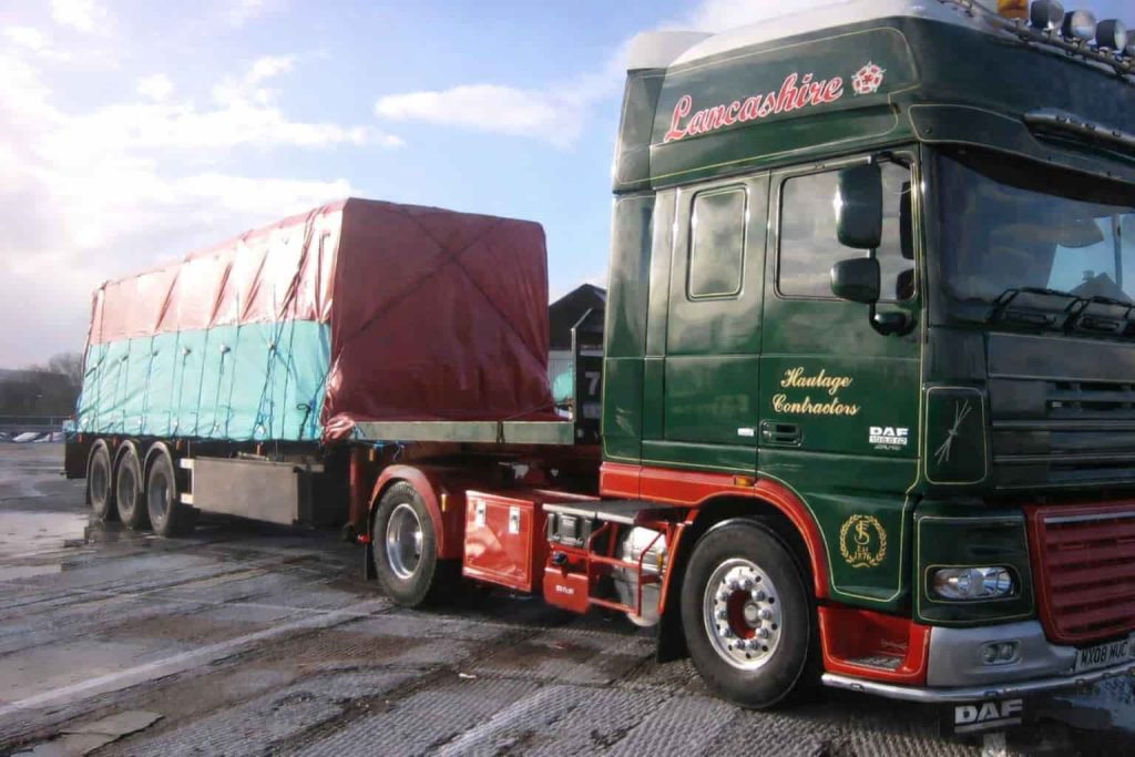 Lorry with Tarpaulin, PVC and canvas cover