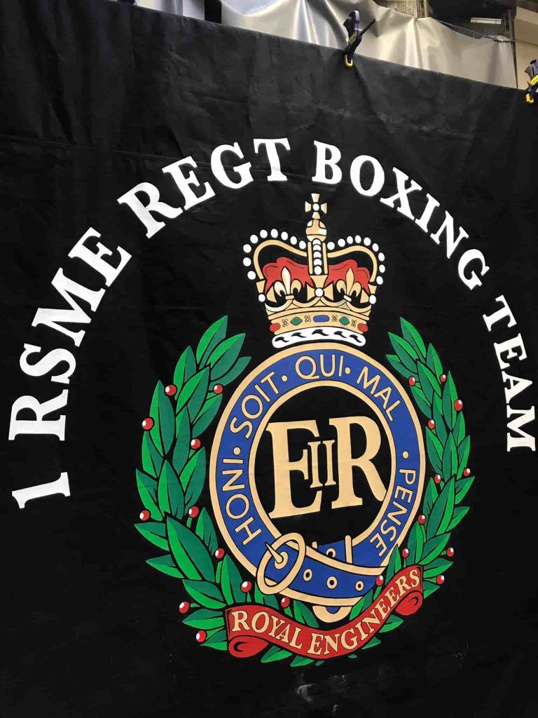 Canvas Cover hand painted made-to-measure