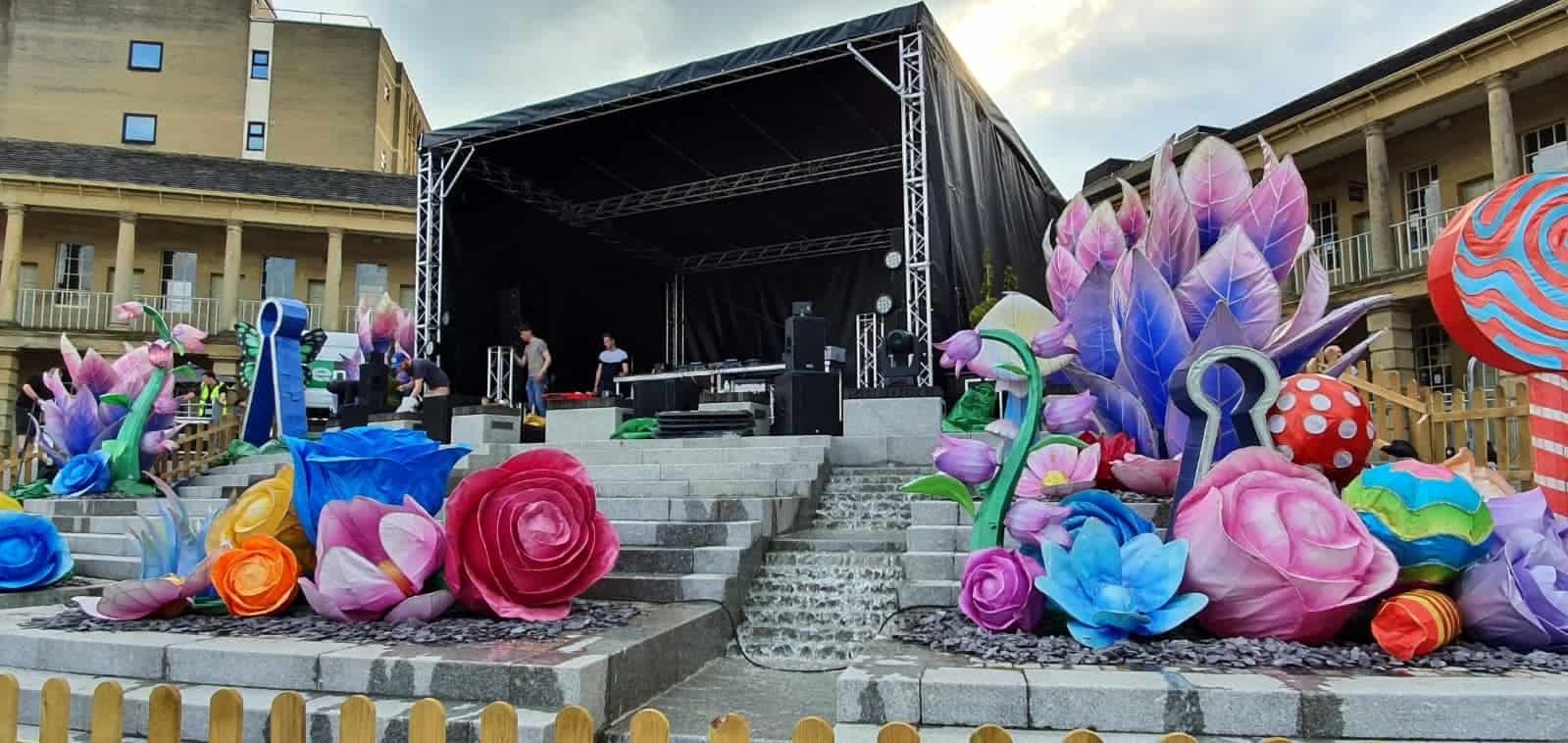 Large-Scale cover made for Concert Stage Event